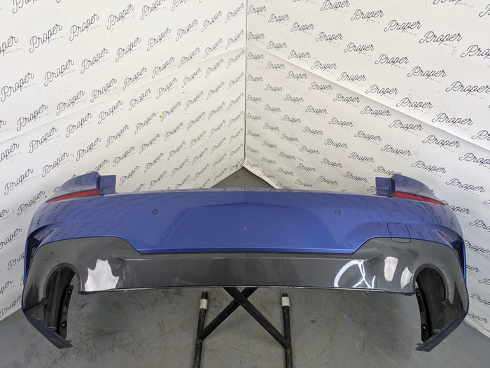 BMW G20 330ix 330i 330ex 330e M Sport Rear Bumper W/PDC Sensors Portimao Blue Metallic (C31) 51128099904