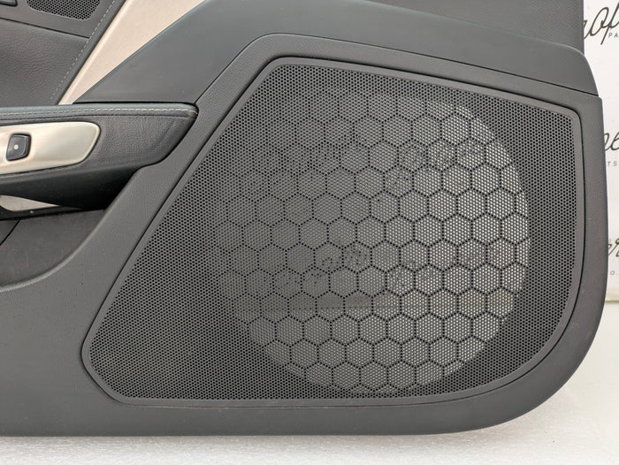 Chevrolet C7 Corvette Stingray Z51 Left/Driver Side Jet Black Leather Door Panel Card