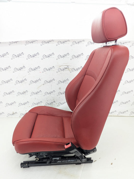 BMW E92 M Sport Interior Seats Set Coral Red Leather 8695884/6970729/6970730/9168956/6962584/7119846/7119815