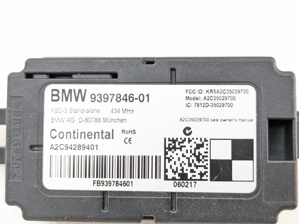 BMW F32 435xi 430xi 440xi 428xi Radio Remote Control Receiver Module 434 MHz 9397846