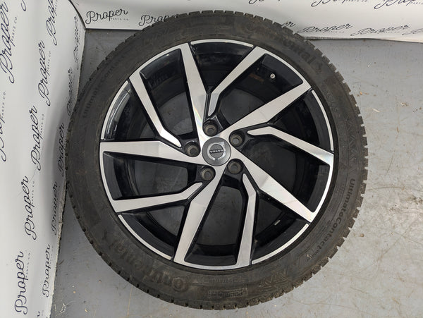 2021 Volvo V60 T6 R-Design Y Spoke Black Diamond Cut Wheel 8 X 18 Et 42 31471311