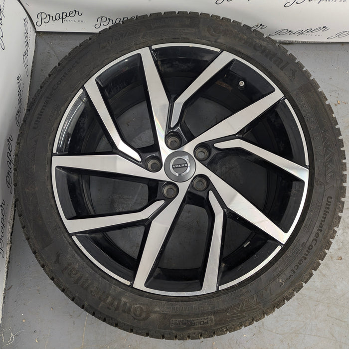 2021 Volvo V60 T6 R-Design Y Spoke Black Diamond Cut Wheel 8 X 18 Et 42 31471311