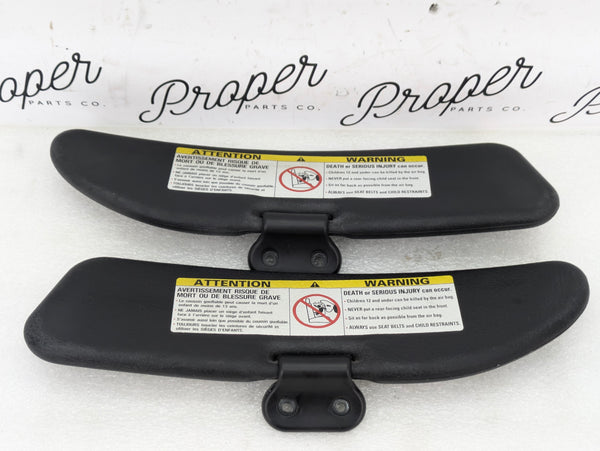 BMW Z3 M Roadster Black Left/Right Sun Visor Set 51168410185/51168410186