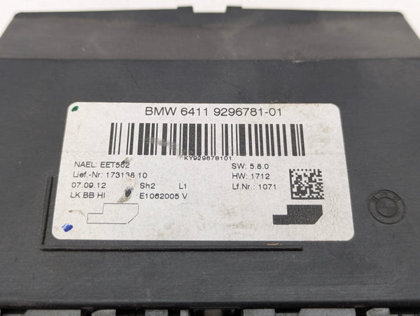 BMW F30 F31 335xi HVAC/Heater/Air Conditioning Control Module 9296781