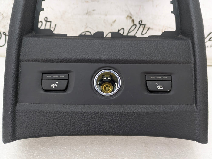 BMW F36 440xi Rear Facing Vent Center Console Vent Trim & Heated Seat Buttons 9384805/9384806