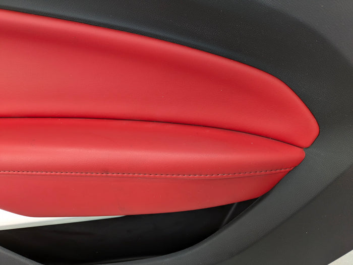 2018 Chevrolet 6th Gen Camaro 2SS Right/Passenger Side Door Panel Card Black/Adrenaline Red (H16) W/Bose 84165451