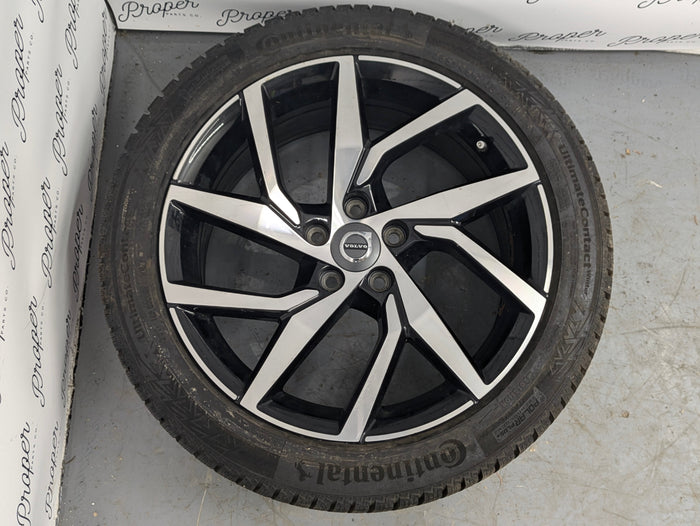 2021 Volvo V60 T6 R-Design Y Spoke Black Diamond Cut Wheel 8 X 18 Et 42 31471311 #3