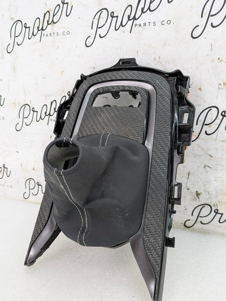 Toyota GZEA14 GR Corolla Manual Transmission Shifter Boot & Center Console Trim 58821-12370 *NOTE*