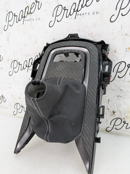 Toyota GZEA14 GR Corolla Manual Transmission Shifter Boot & Center Console Trim 58821-12370 *NOTE*
