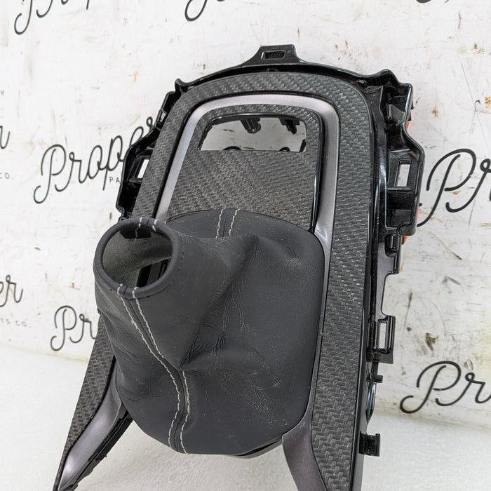 Toyota GZEA14 GR Corolla Manual Transmission Shifter Boot & Center Console Trim 58821-12370 *NOTE*