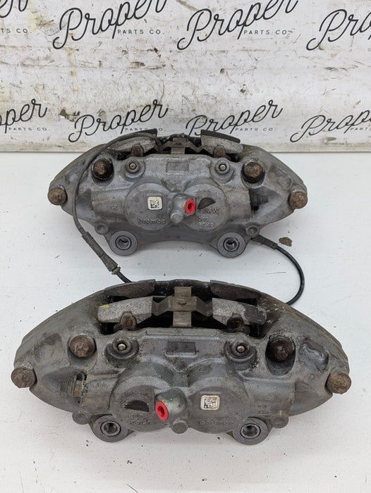 BMW F36 F30 F32 F33 440 435 Brembo 4-Piston Front Brake Caliper Set Pair