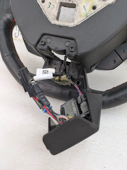 2018 Chevrolet 6th Gen Camaro 2SS Automatic Transmission Flat Bottom Leather Steering Wheel W/Paddle Shifters 84209521