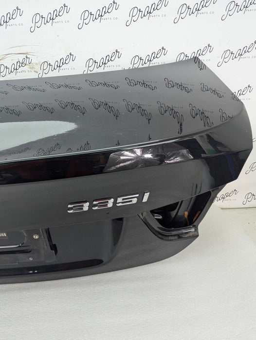 BMW E90 335xi 330xi 328xi 325xi 323i M3 LCI Trunk Lid Black Sapphire Metallic (475)