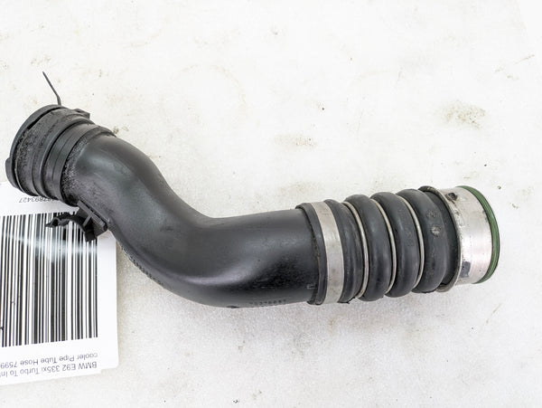 BMW E82 E88 E90 E92 E93 335xi 335i 135i N55 Turbo to Intercooler Pipe Tube Hose 7599293