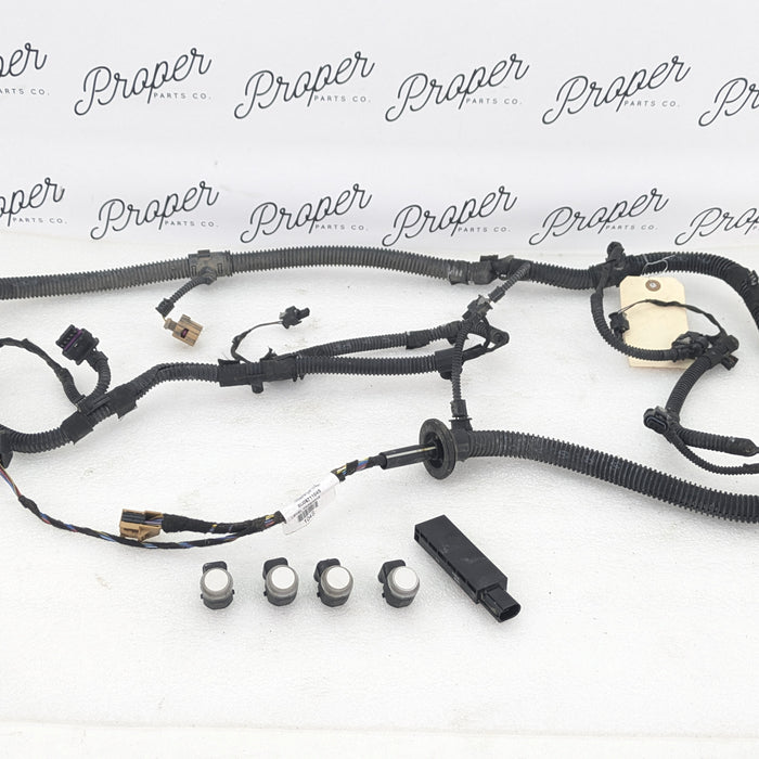 2016-2018 Audi 8U Q3 Rear Bumper Wiring Harness & Parking Distance Control Sensors 8U0971104S