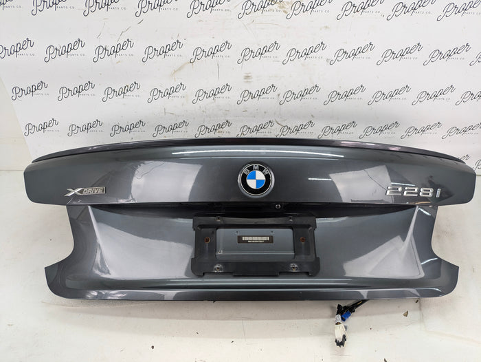 BMW F22 228xi M235xi 230xi M240xi F87 M2 Trunk Lid Mineral Grey (B39) 41007377970