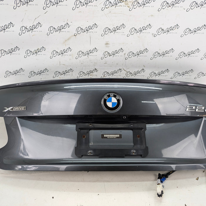 BMW F22 228xi M235xi 230xi M240xi F87 M2 Trunk Lid Mineral Grey (B39) 41007377970