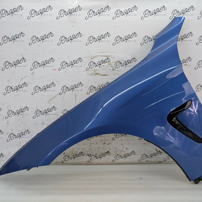 BMW F32 F36 435XI Driver Side Left Fender ~ Estoril-Blau Metallic ~