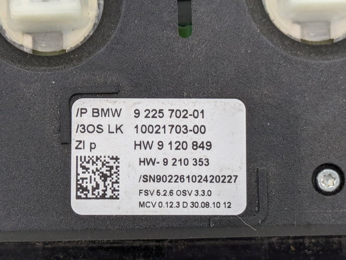 BMW E93 3 Series E88 1 Series E89 Z4 Front Roof Switch Unit Dome Light 9225702