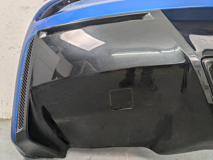 Chevrolet C7 Corvette Stingray Rear Bumper Cover Laguna Blue Tintcoat (G7H) 23452911
