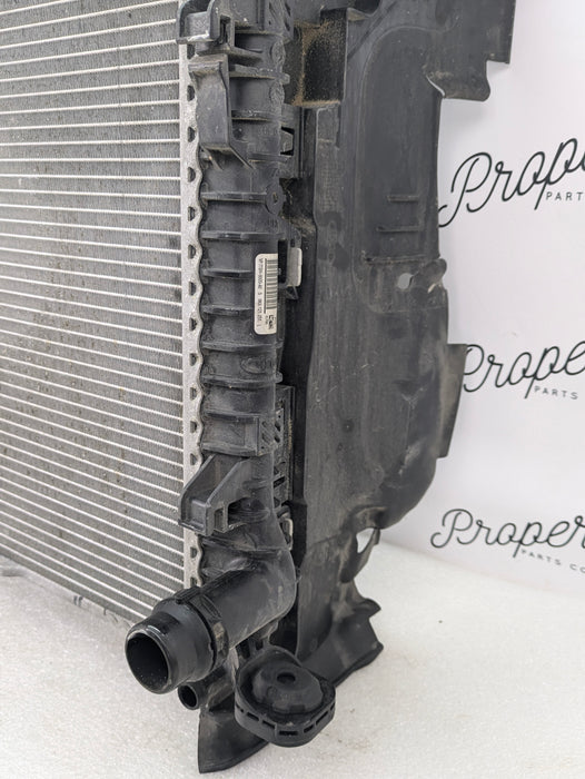 2018 Audi 8U Q3 Engine Motor Air Cooling Radiator Assembly & Turbo Intercooler 8K0121251/8U0145803/8U0121283