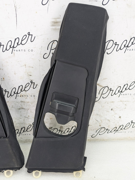 BMW E46 330ci M3 328ci 325ci 323ci Coupe Left/Right B Pillar Set Black 7057296/7057295
