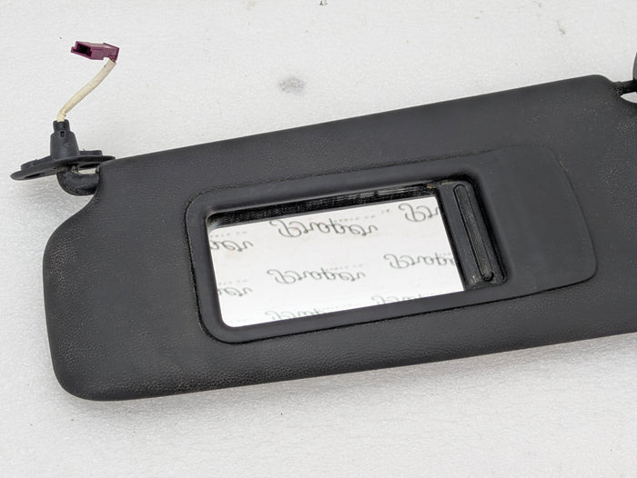BMW E92 M3 335i 328i Coupe Left/Driver Side Black Sun Visor 51167252081