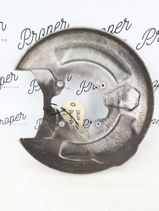 2021 Volvo V60 T6 R-Design Left/Driver Side Rear Spindle/Knuckle/Hub Brake Dust Shield 32217286