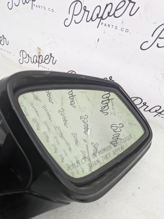 BMW F10 SHADOWLINE/GLOSS BLACK MIRROR RIGHT HEATED/CAMERA/AUTO DIP 51167321864 *DAMAGED*