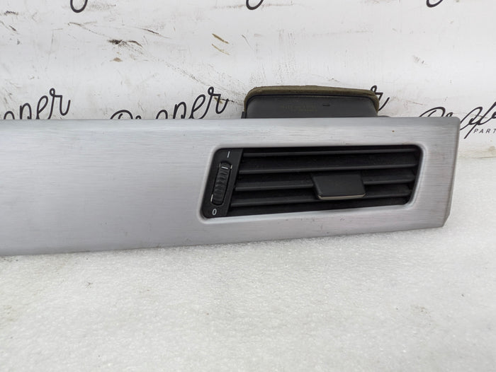 BMW E60 E61 M5 550i 535xi 530xi 525xi Aluminum Shadow Interior Console Door Vent Trim Set