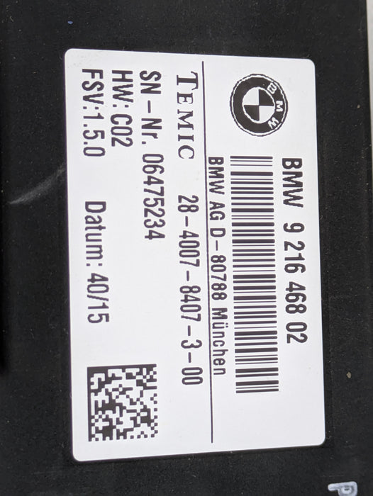 BMW F30 340xi Msport Rear Left Or Right Seat Control Module & Mounting Bracket 9216468/9249125