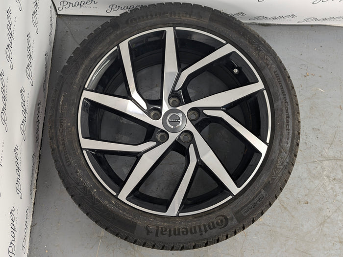 2021 Volvo V60 T6 R-Design Y Spoke Black Diamond Cut Wheel 8 X 18 Et 42 31471311 #3