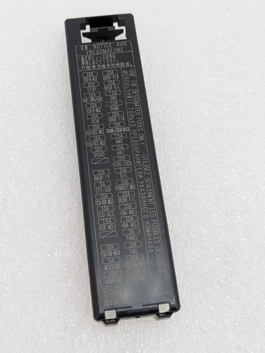 2024 Toyota GZEA14 GR Corolla Owner's Manuals & Fuse Box Trim Cover 01999-12S22/01999-12S23/82672-12650