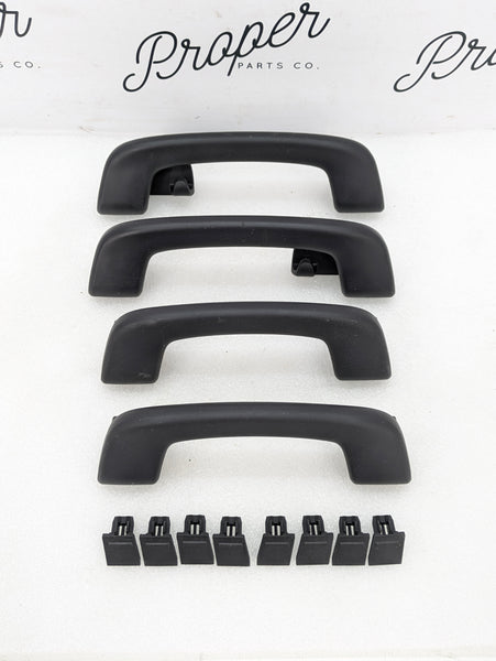 BMW F30 335xi 340xi 330xi 328xi M Sport Black Upper Headliner Roof Grab Handle Set