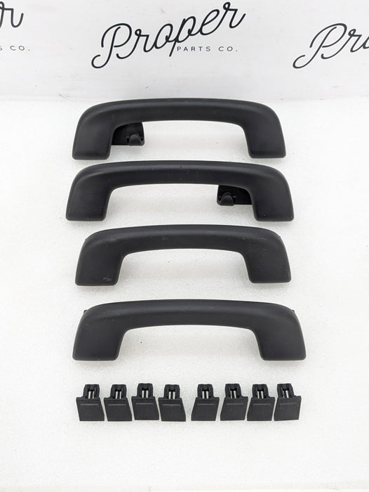 BMW F30 335xi 340xi 330xi 328xi M Sport Black Upper Headliner Roof Grab Handle Set
