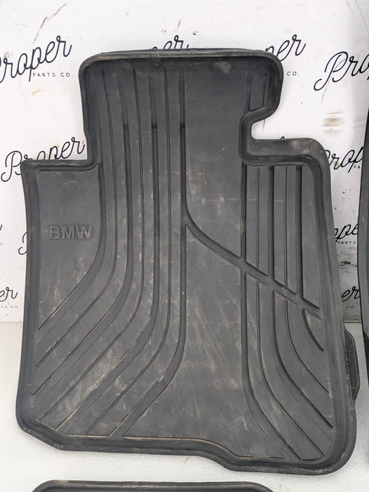 BMW F32 435xi 440xi 428xi 430xi F82 M4 Rubber/Winter Floor Mats 2348155/2348158