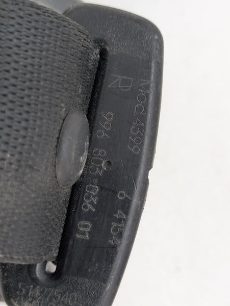 Porsche 996.2 911 Carrera 4 Cabriolet Convertible Rear Right/Passenger Seatbelt 99680303601
