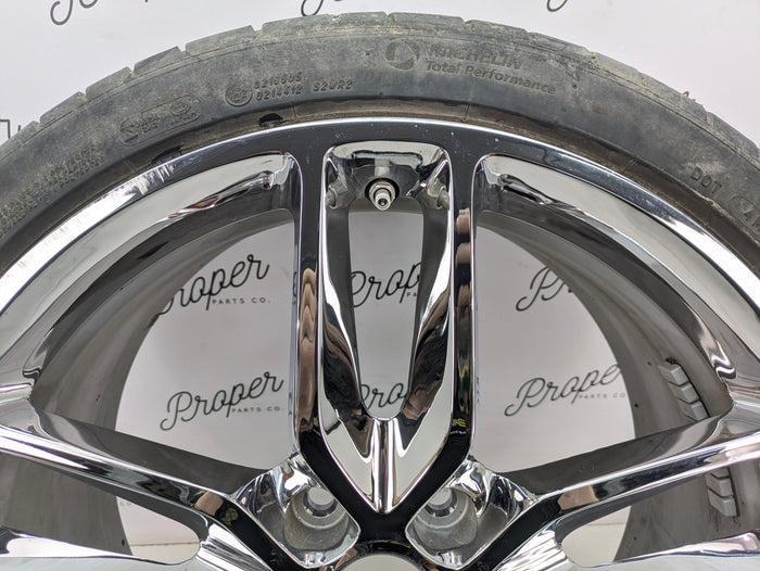 Chevrolet C7 Corvette Stingray Front Wheel Rim Chrome Split 5-Spoke 19