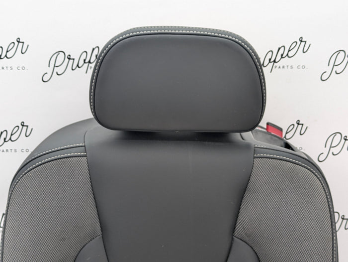 2021 Volvo V60 T6 R-Design Rear Left Black Leather Upper Seat Back *DAMAGED*