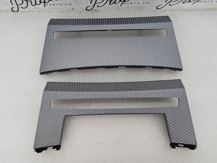 BMW E60 E61 530xi Aluminum Cube Pure Interior Trim Set 10 Pieces