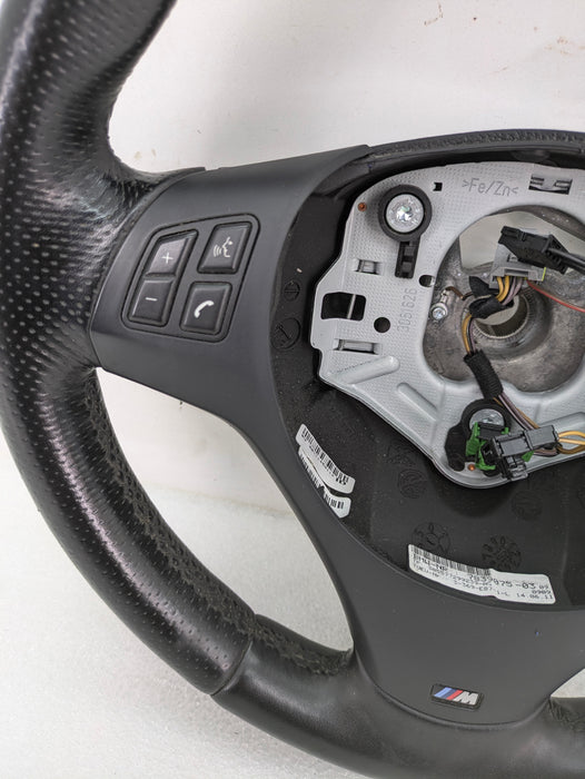 BMW E90 E91 E92 E93 335i 335xi M Sport Leather Manual Steering Wheel 7839075