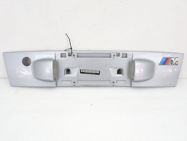 BMW Z3 M Roadster Trunk License Plate Trim Panel Color Arctic Silver (309) 2693055