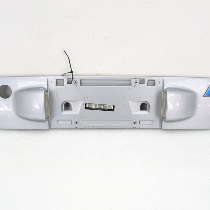 BMW Z3 M Roadster Trunk License Plate Trim Panel Color Arctic Silver (309) 2693055
