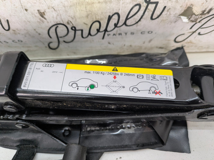 Audi 8V RS3 Emergency Jack & Tool Kit