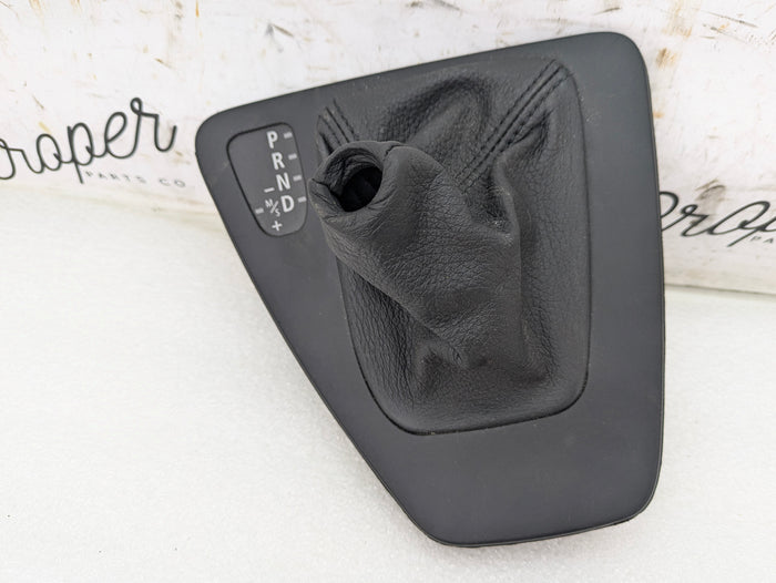 BMW E90 E91 E92 E93 3 Series Automatic Shifter Trim Cover & Boot Black 7155643