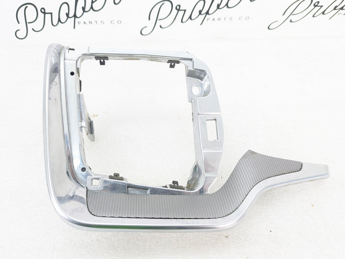2021 Volvo V60 T6 R-Design Silver Dashboard Trims & Multimedia Screen Display Moulding & Air Vents