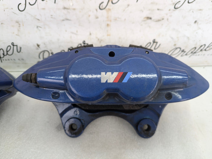 BMW F30 F31 F32 F33 F36 340 440 435 335 M sport Brembo Blue Brake Caliper Set Front & Rear