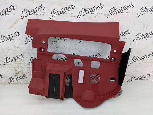 BMW F36 F32 F33 440xi 435xi 430xi 428xi Left/Driver Side Dashboard Lower Knee Kick Panel Trim Coral Red 9382569