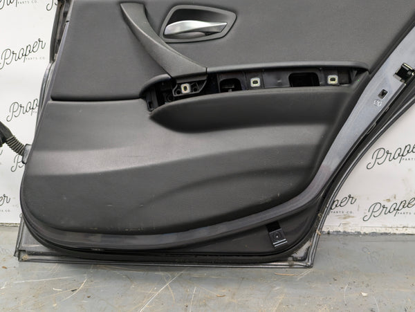 BMW E90 325xi 335xi 330xi 328xi 323i M3 Right/Passenger Side Rear Door Sparkling Graphite Metallic (A22)