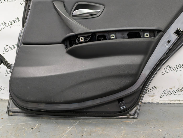BMW E90 325xi 335xi 330xi 328xi 323i M3 Right/Passenger Side Rear Door Sparkling Graphite Metallic (A22)